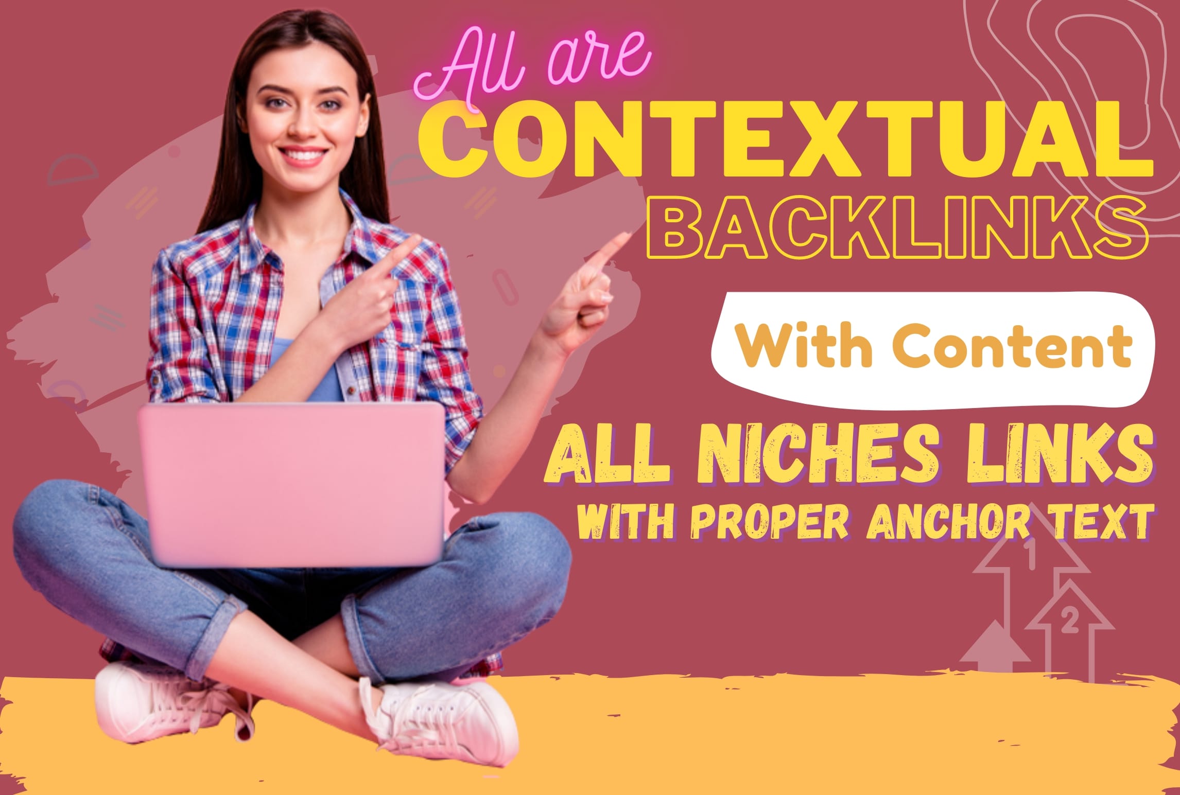 Build high quality high da contextual dofollow SEO backlinks pure white hat