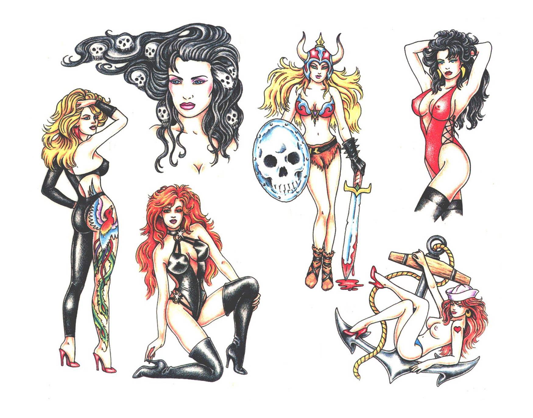 I will I will provide you with a pack of over 7000 tattoos