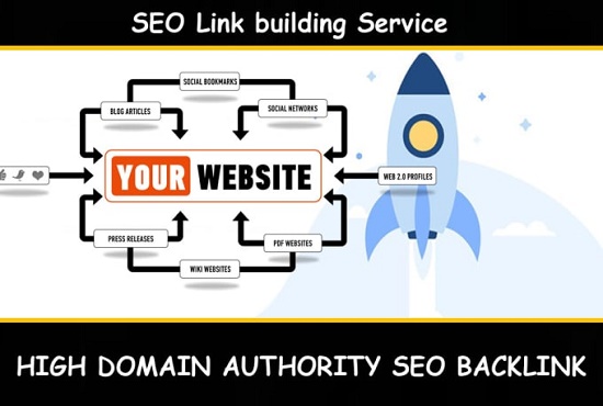 I will create 100 high da authority SEO backlinks,link building.