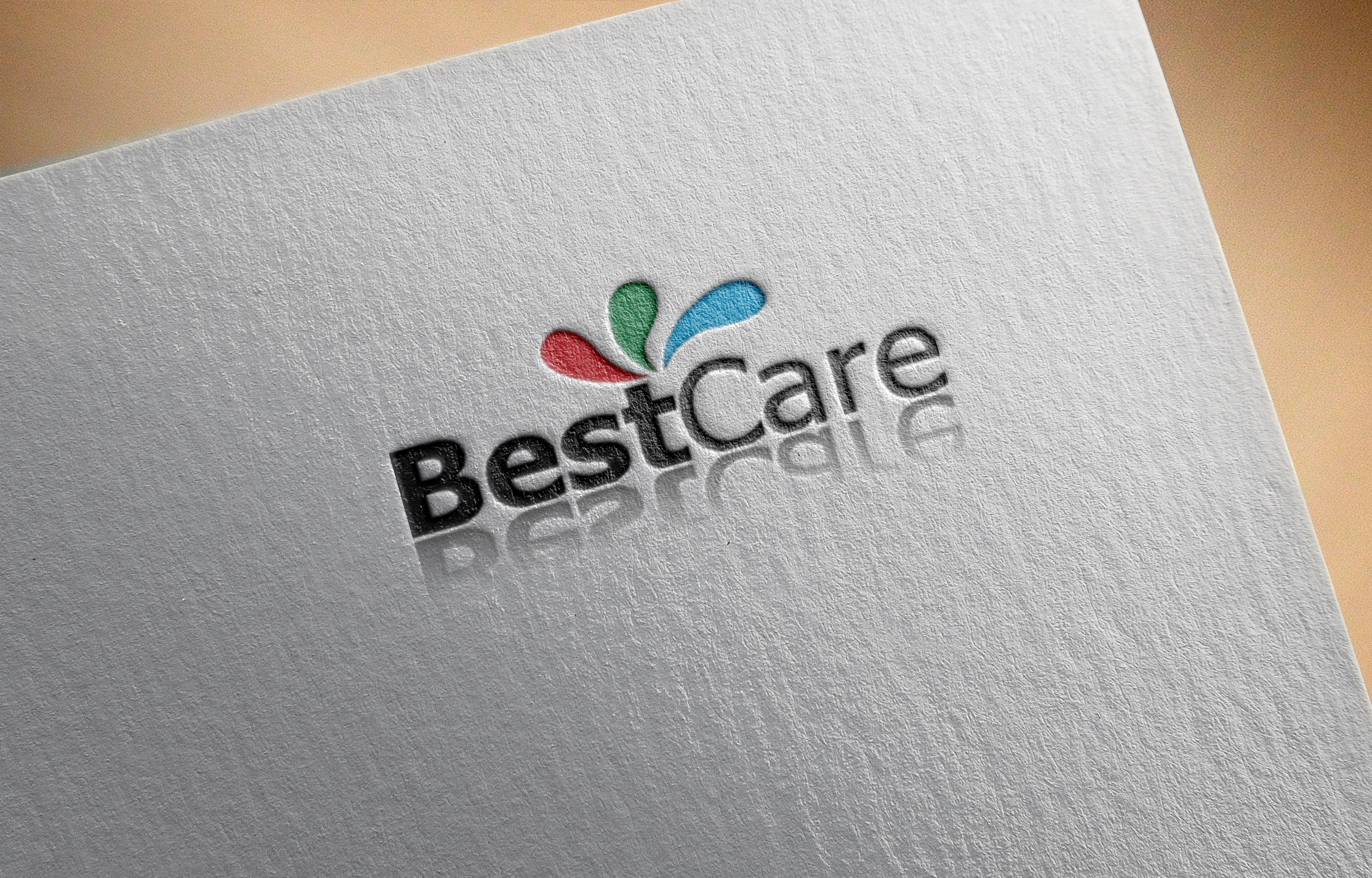 I will create modern logo with 3D mock up 