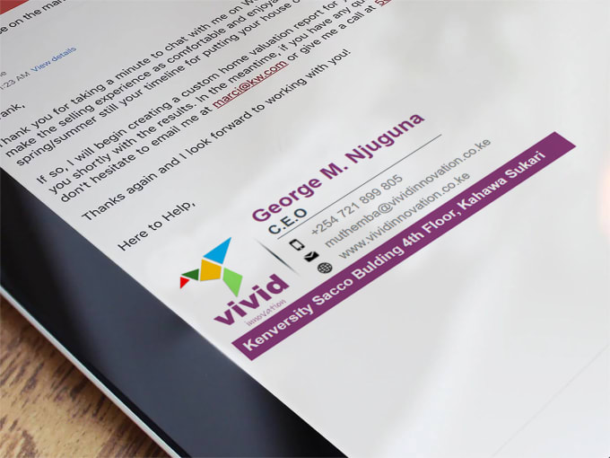 I will create professional clickable email signature 
