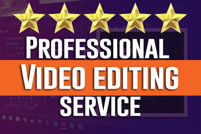 I can edit your videos that matches your standards 