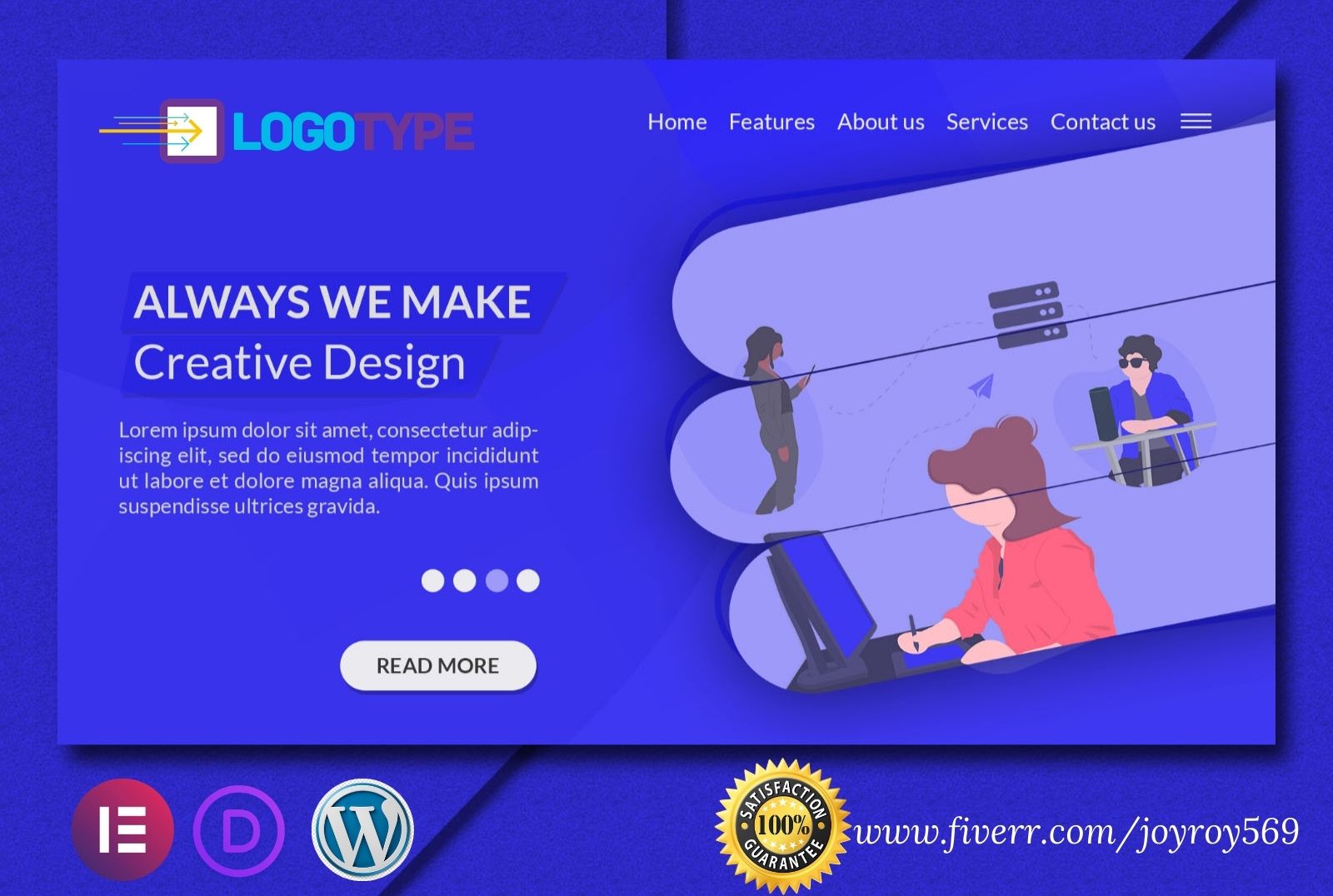Design Professional WordPress Website or Design Elementor Landing page