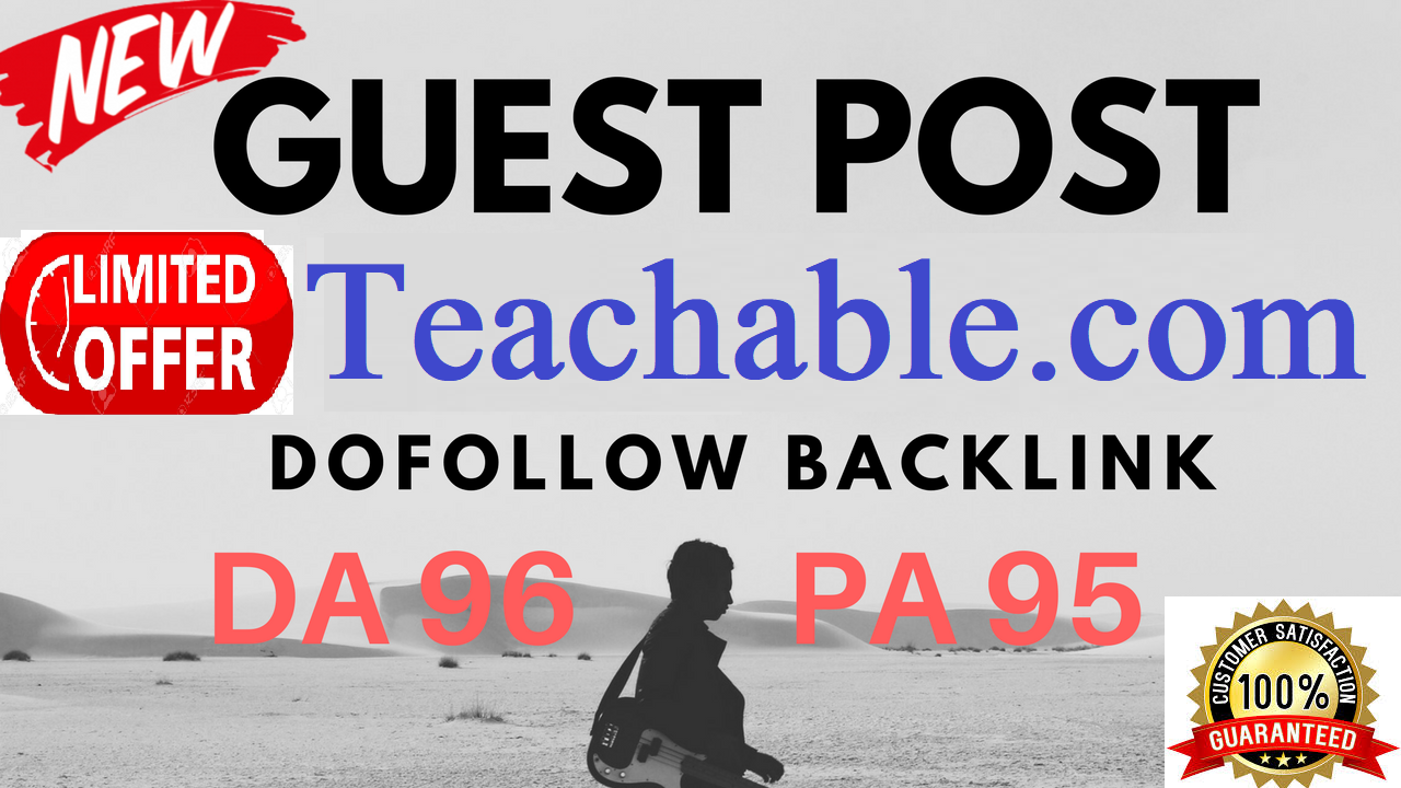 Guest On Teachable.com DA 82 4 days new offer