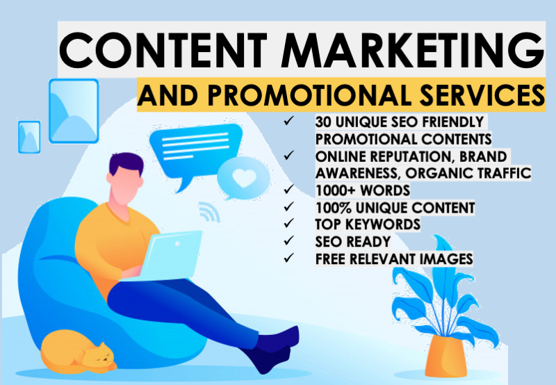 ORM : Content Marketing and Promotional Services for 30 Days 