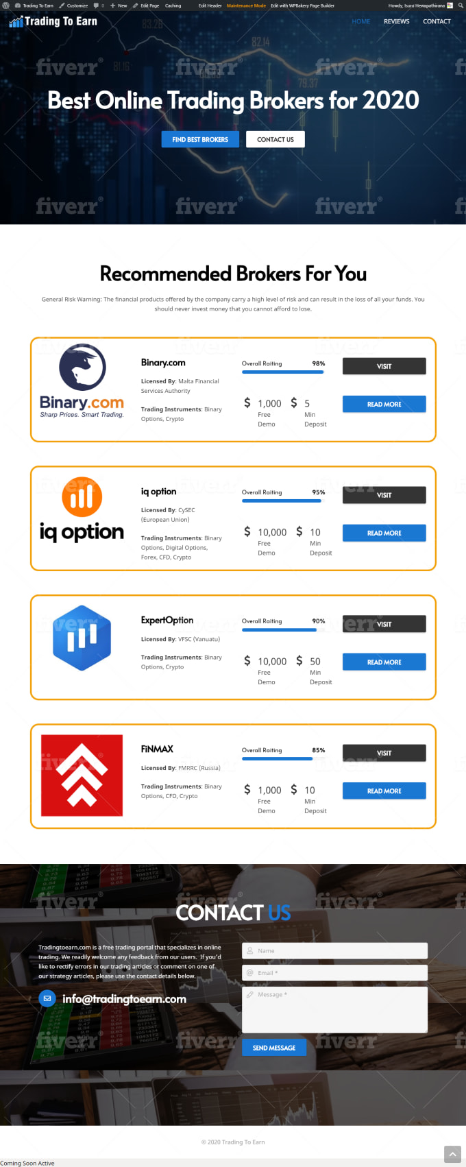 design awesome business web site