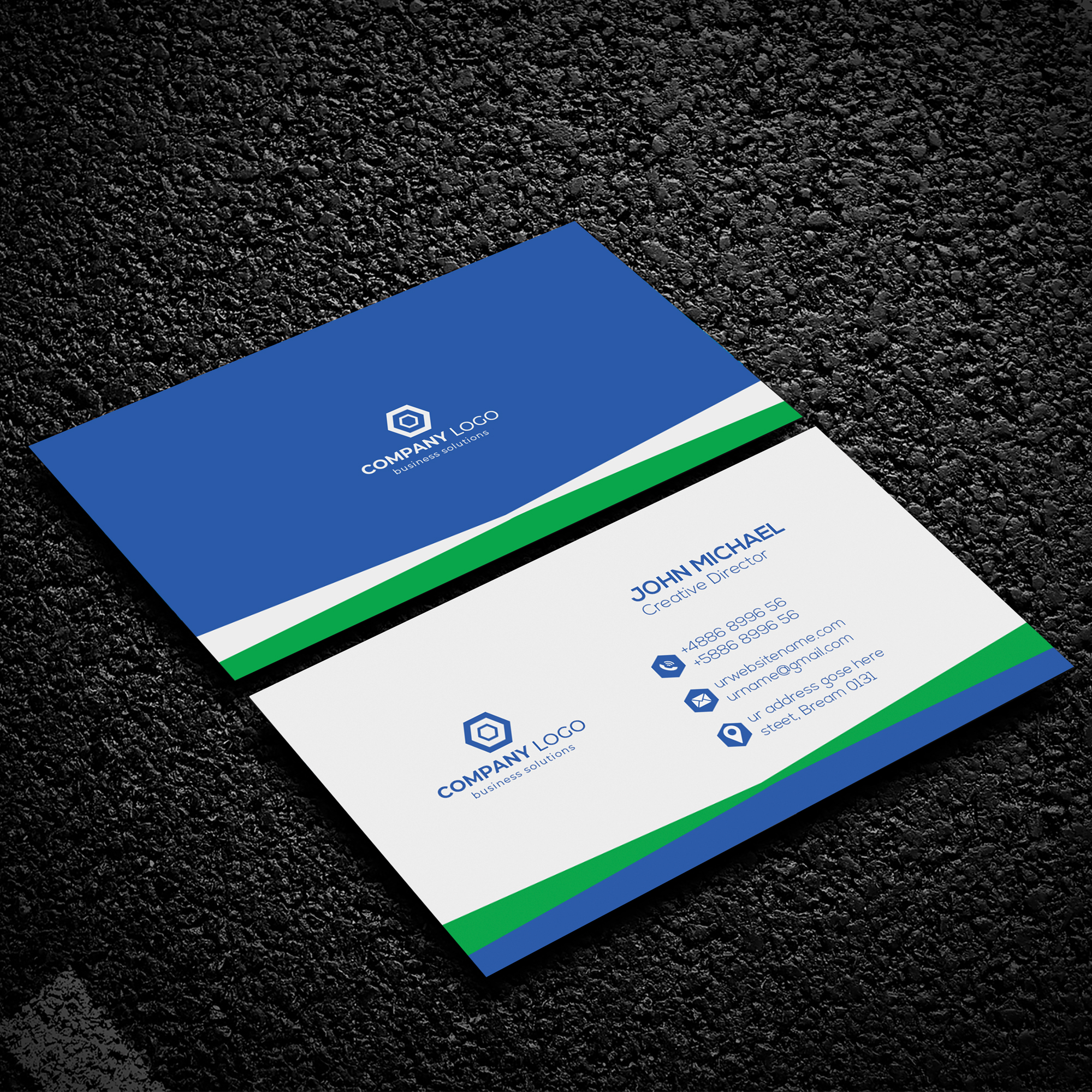 I will design a perfect business card for you
