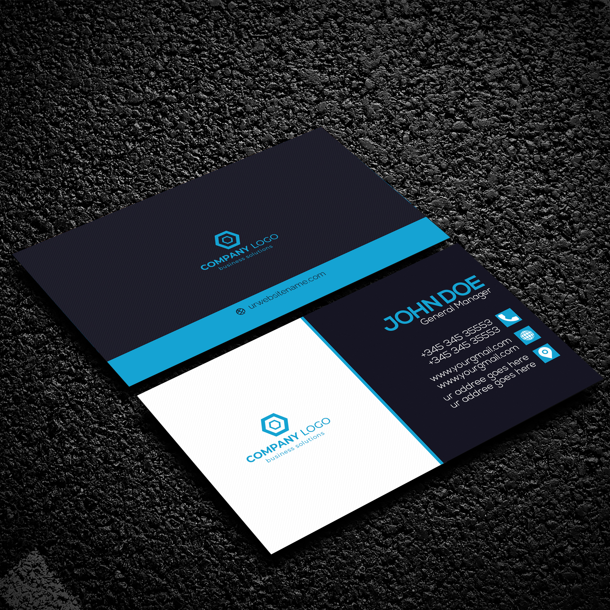 I will design a perfect business card for you