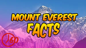 Mount everest facts video for sale