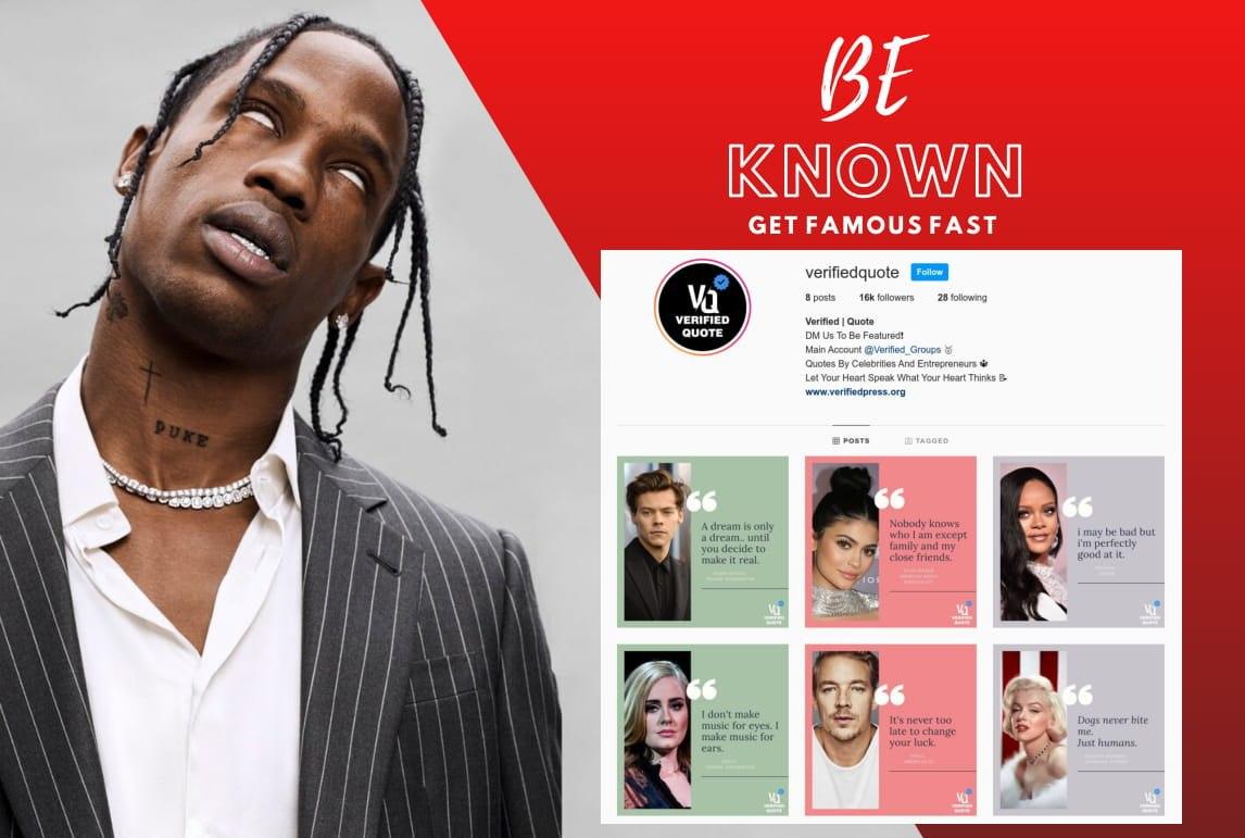 We will shoutout and promote your quote on our instagram and website