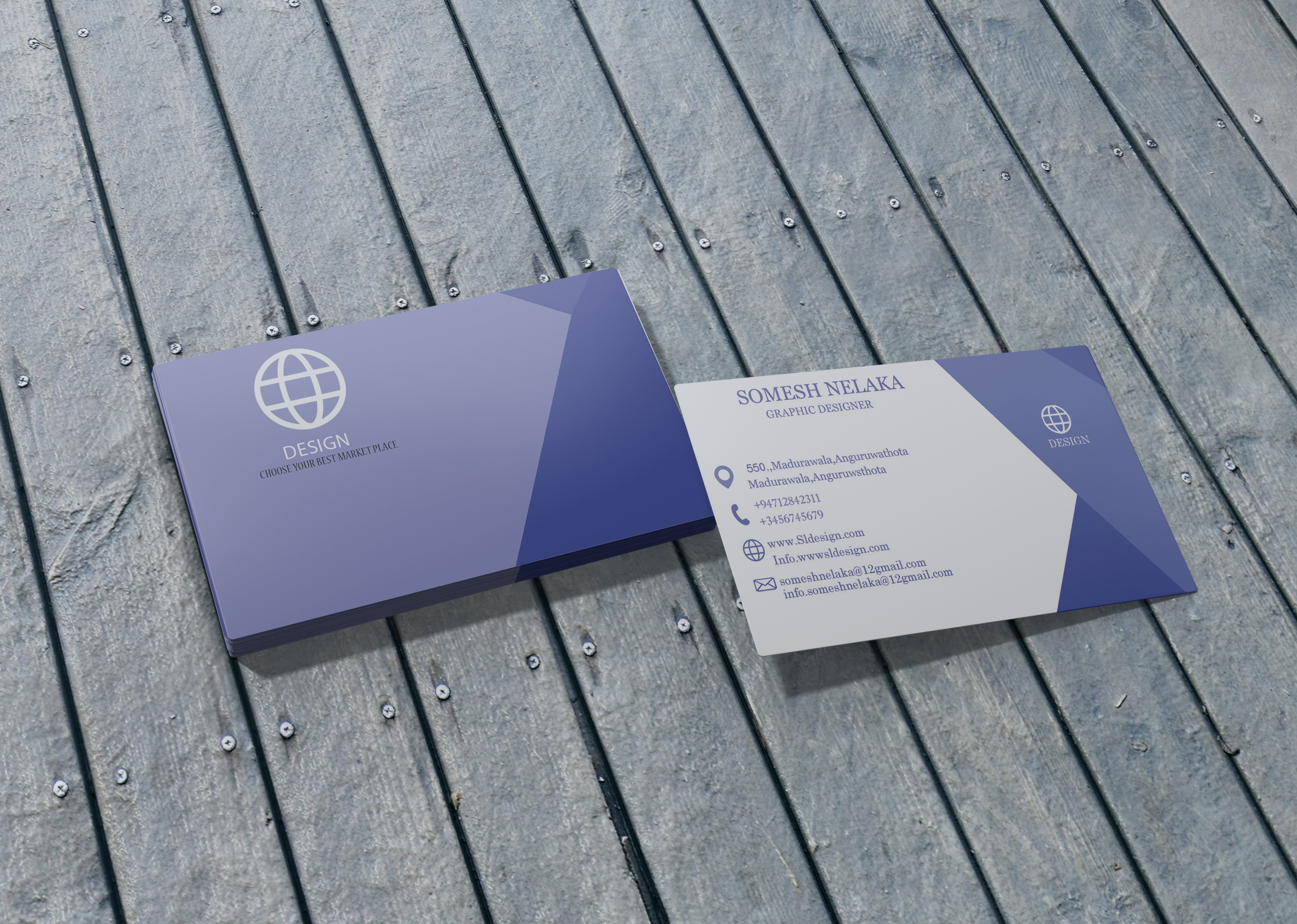 I will design craetive and professional business card
