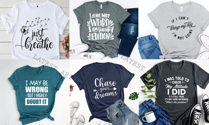 I will do an awesome minimalist typography t shirt design