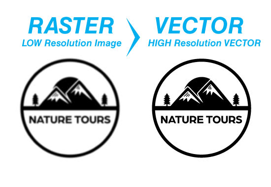 I will do perfect vector tracing, clean up logo and redesign