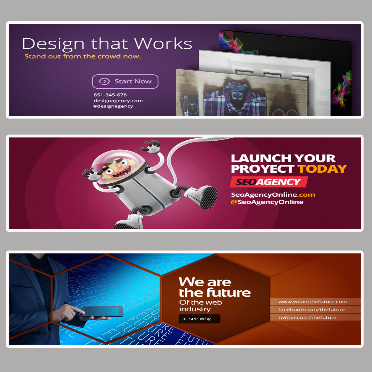 I will design attractive Facebook cover and social media Banners