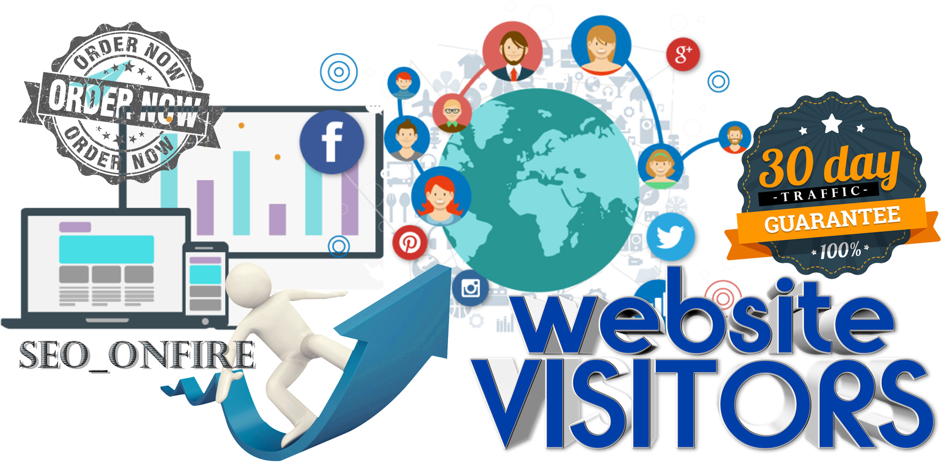 Drive 45,000 real and unique Web traffic Targeted or ...