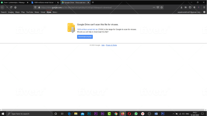 I will give 1 billion email list for your marketing