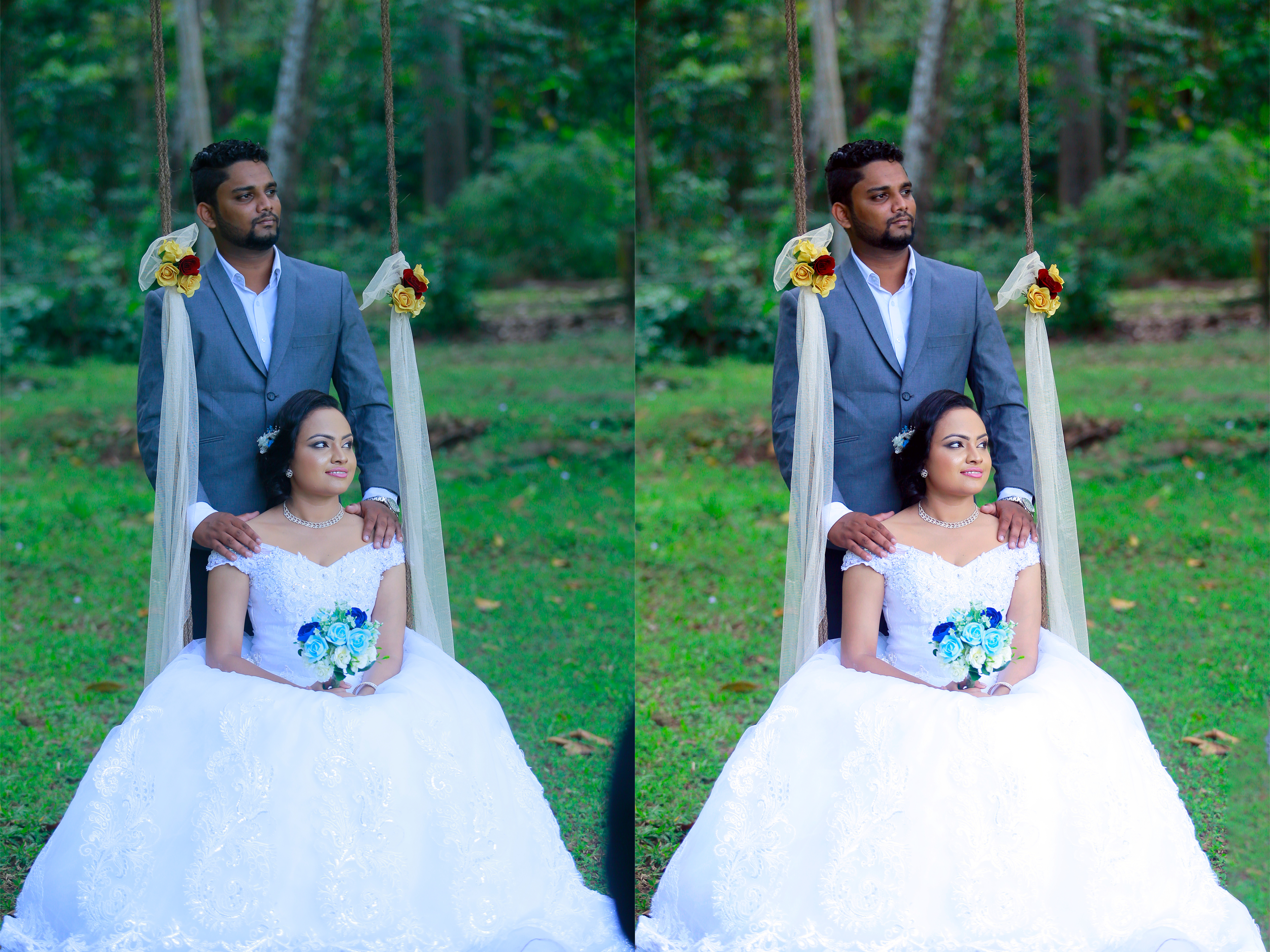 Quick photo retouching and color grading