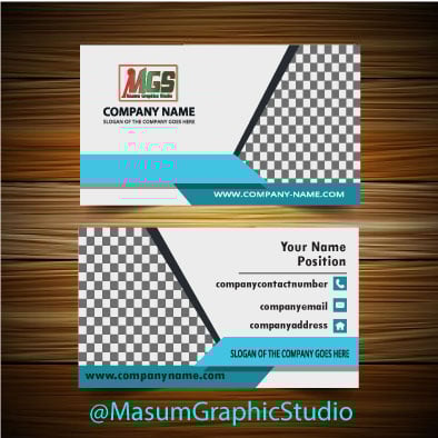 Design an unique and stunning Professional Business card with source file within 24 hours