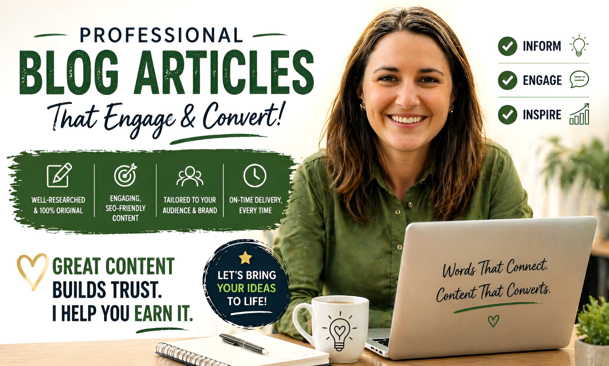 I will write bulk seo wordpress articles with images and video