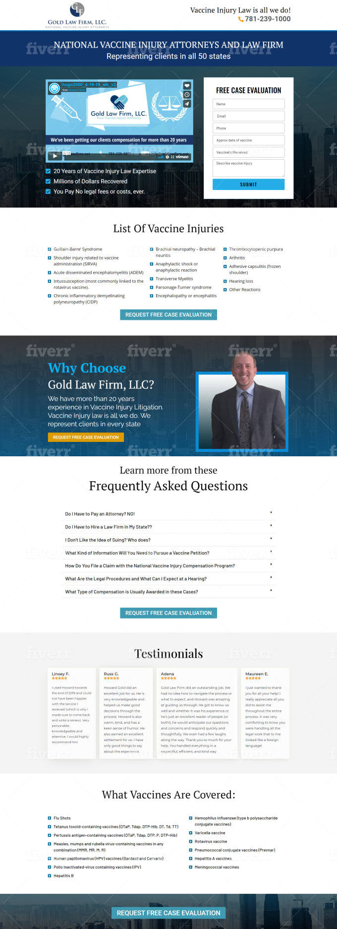 I will create custom responsive wordpress landing page design