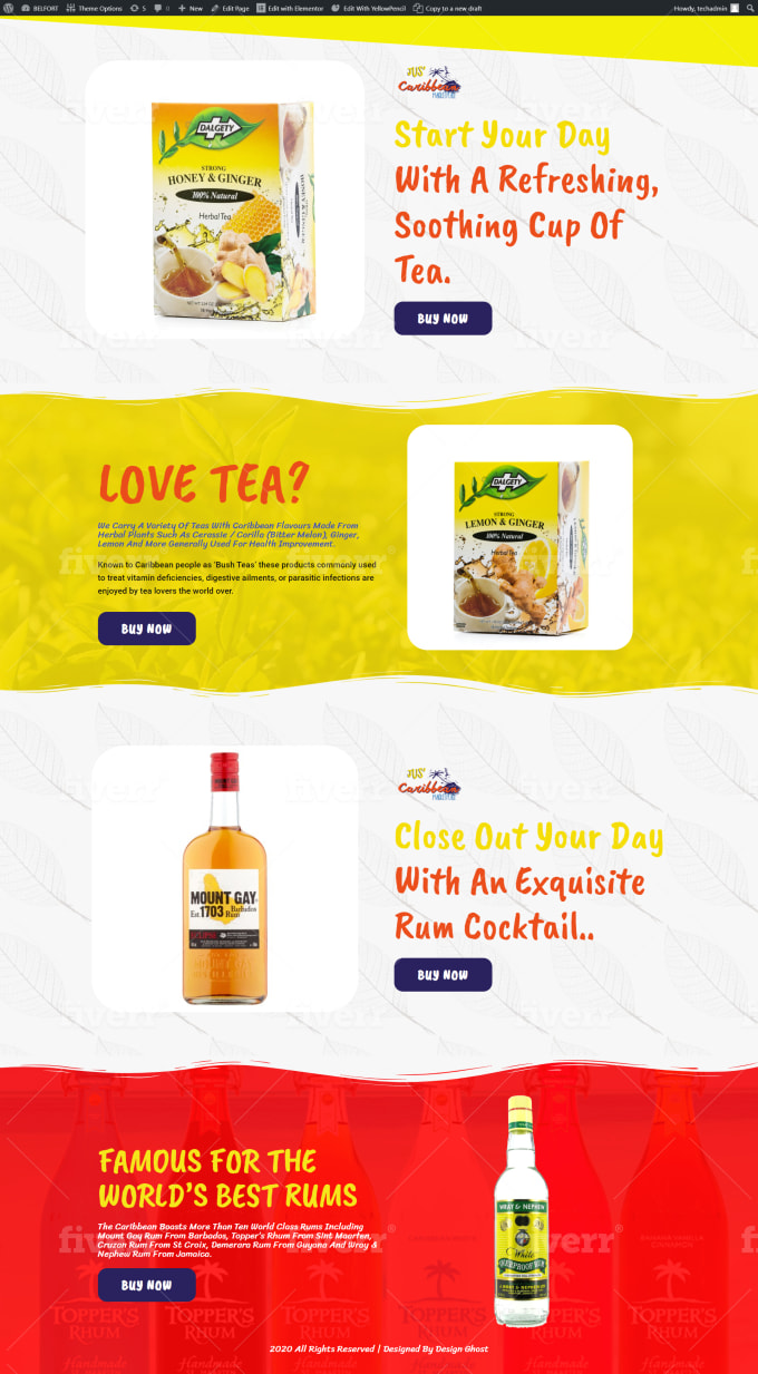 I will create custom responsive wordpress landing page design