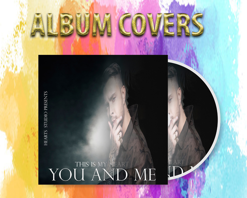 I will design your music album cover art