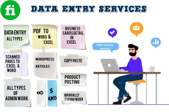 I will do Data Entry, Copy Paste, Research and Typing