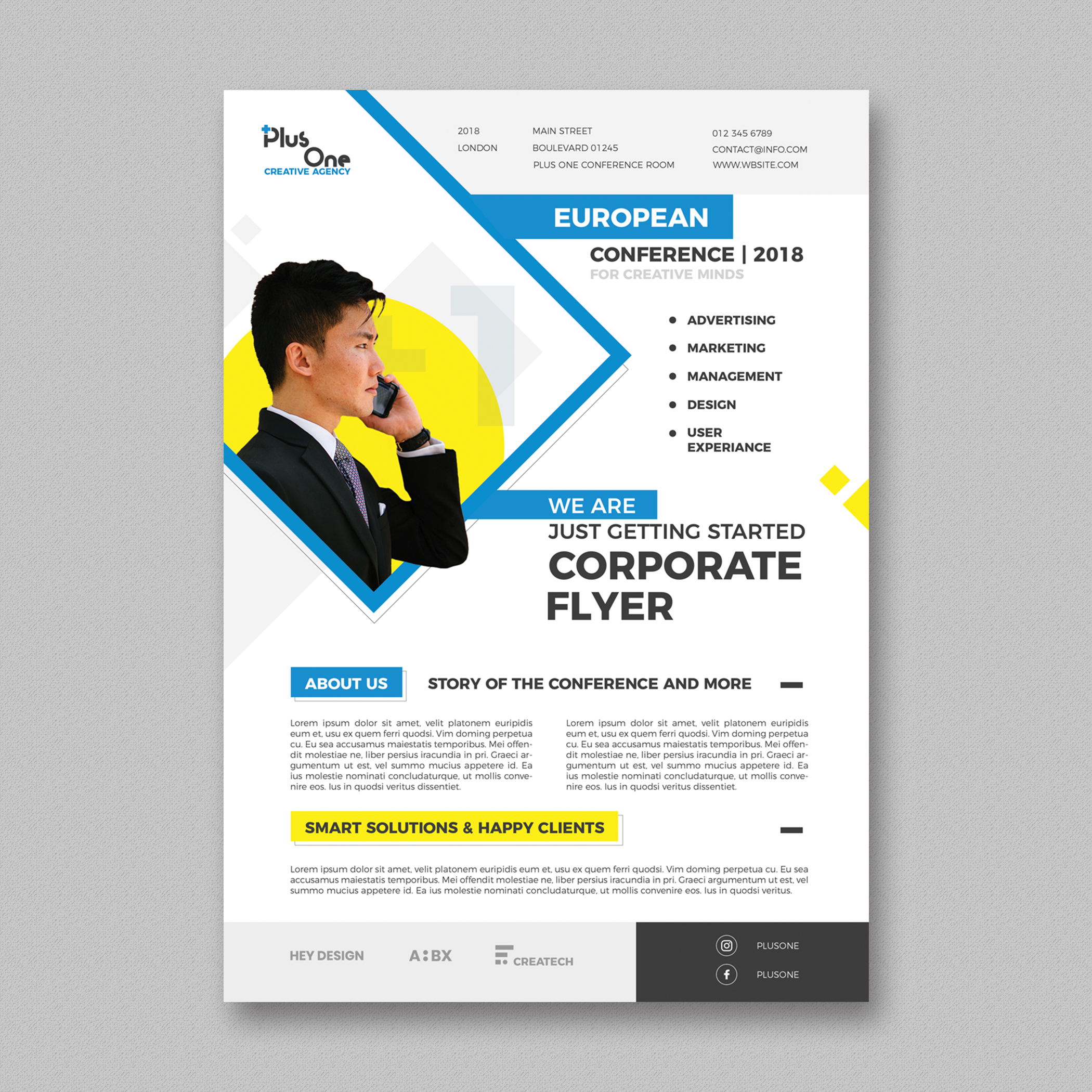 I will do creative flyer design