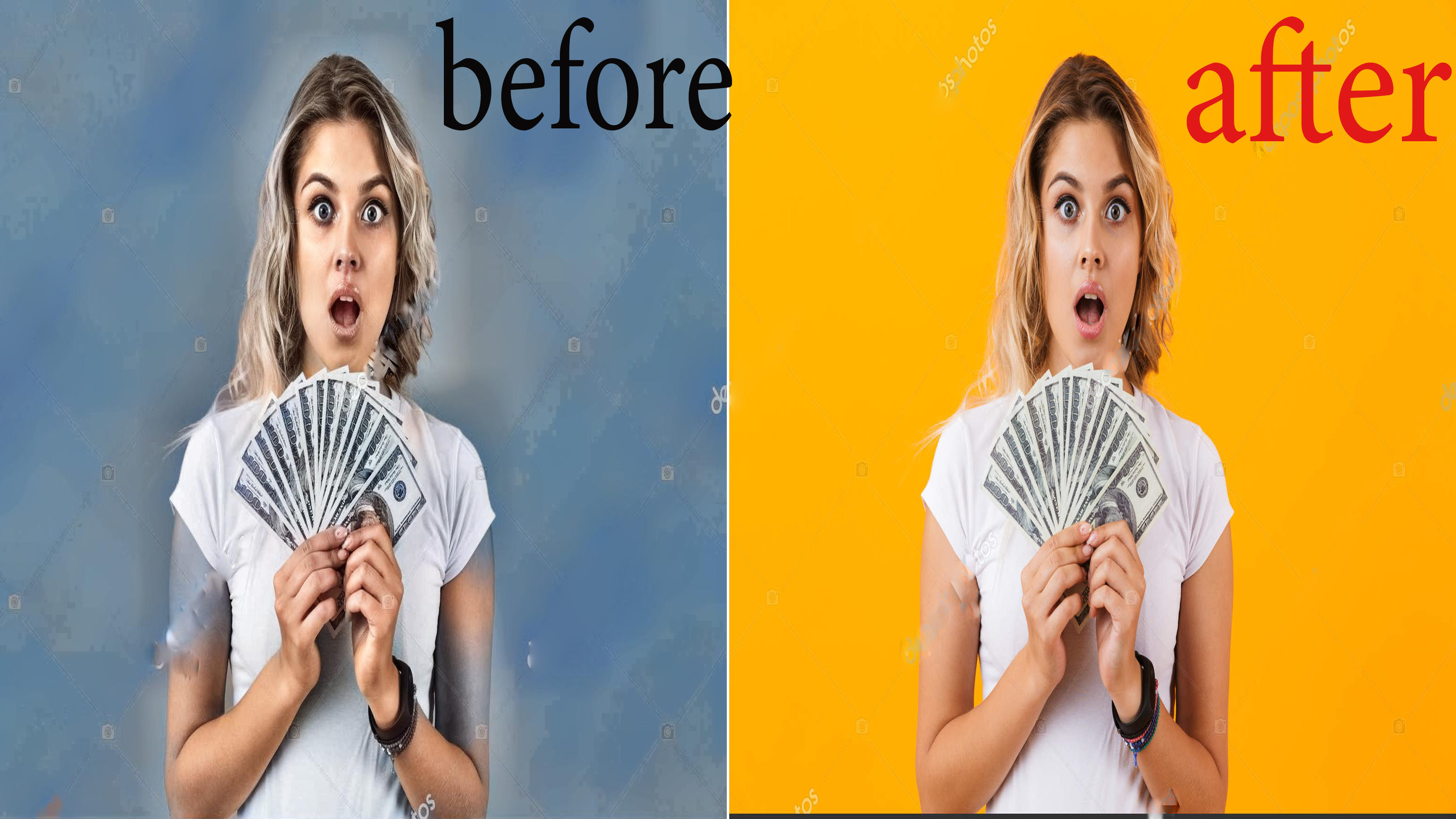 I will colorize a black and white photo