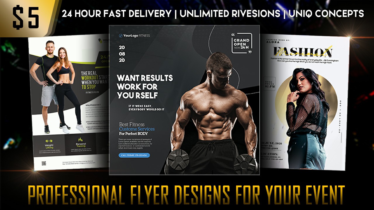 I will design flyer or poster for your business