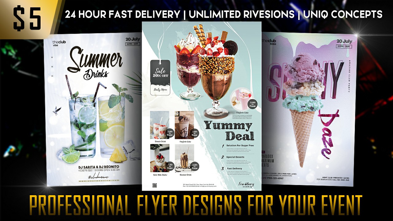 I will design flyer or poster for your business