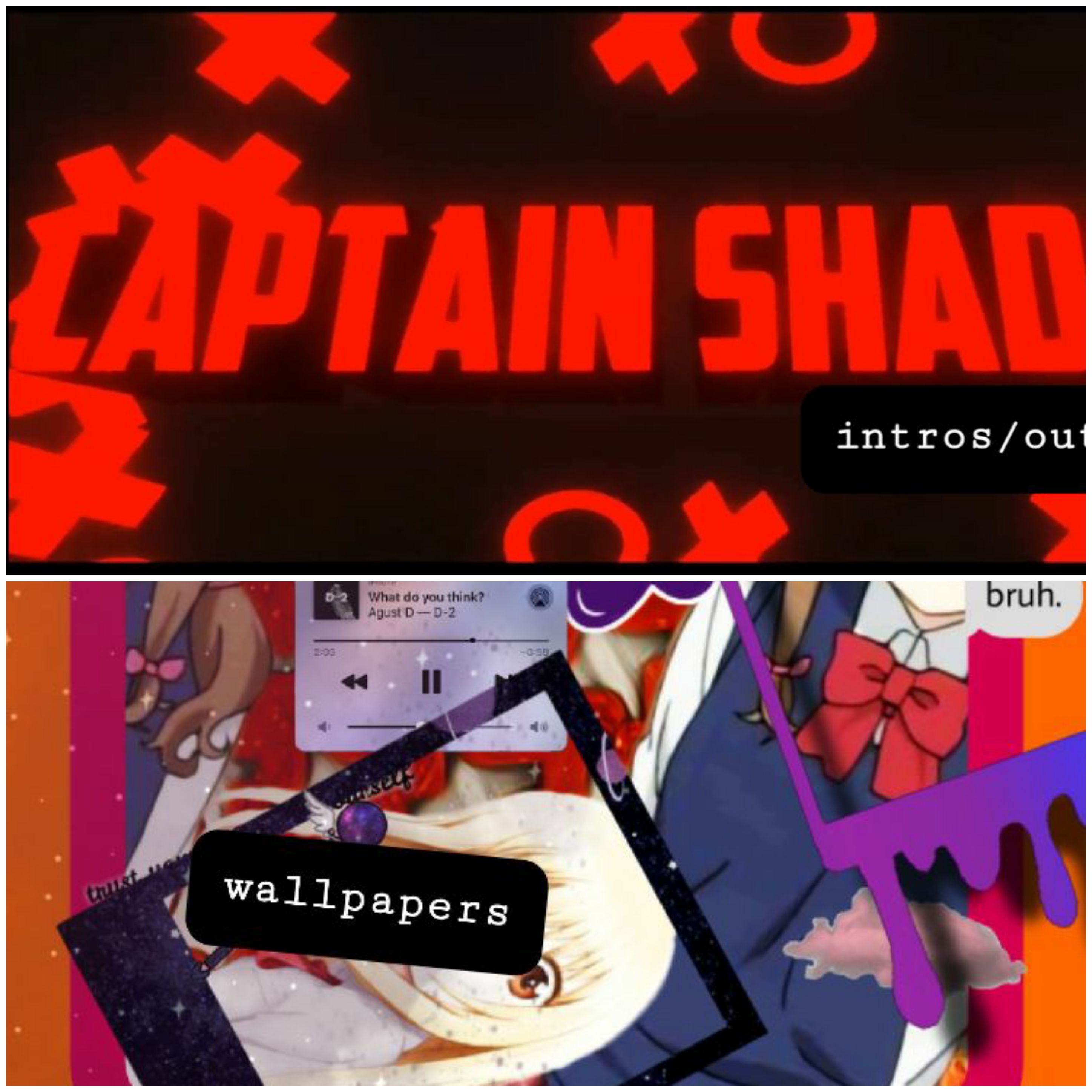 Wallpaper editor and intro/otto editor