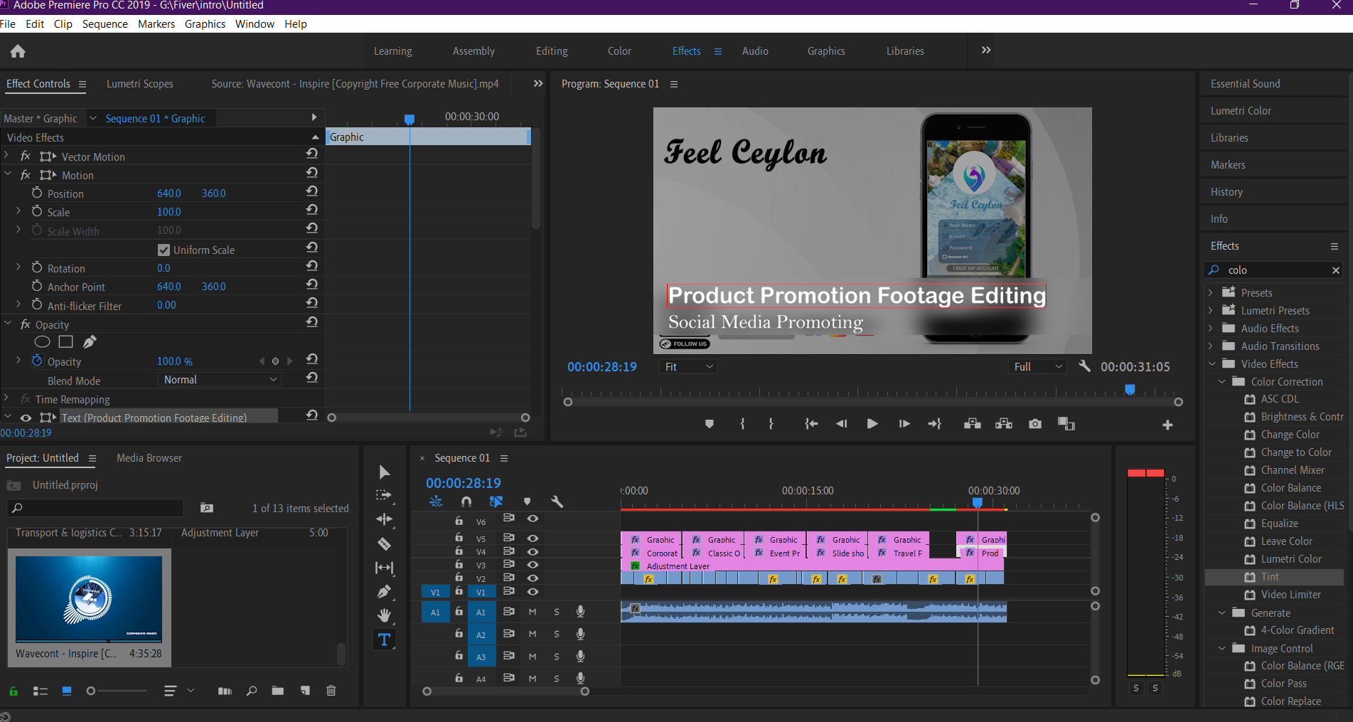 I will do your video editing and post production