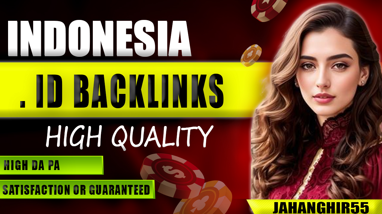 I will provide 5 indonesian .id Contextual dofollow backlinks