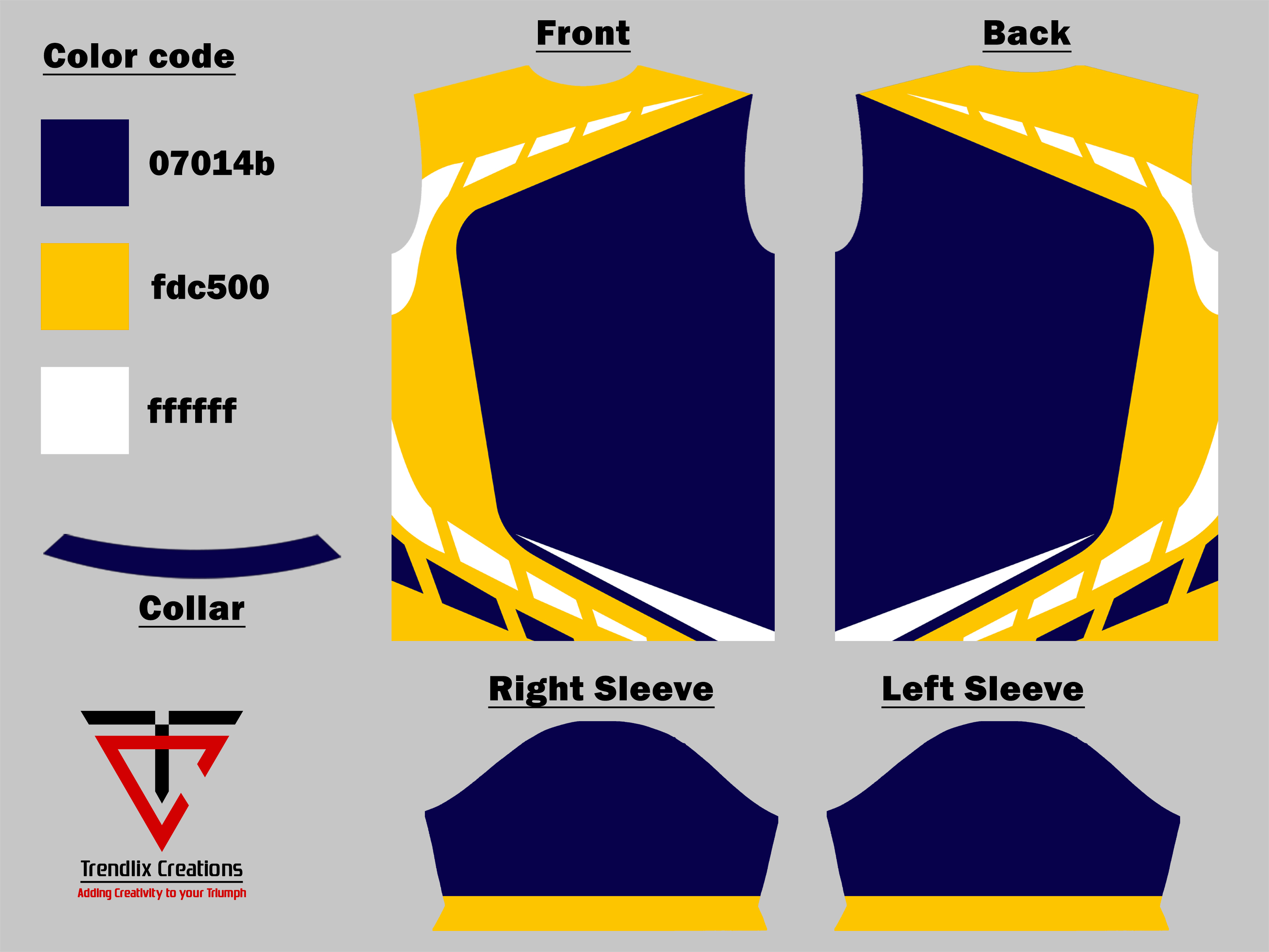 Sublimation Jersey Template