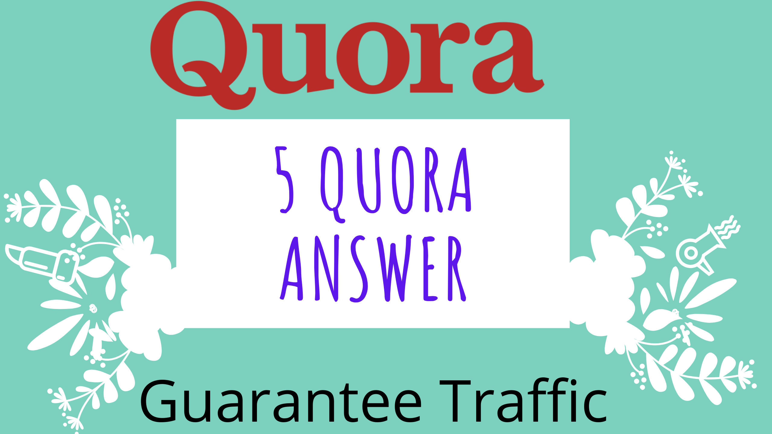 Will Post High Quality 5 Quora Answer get targeted tr...