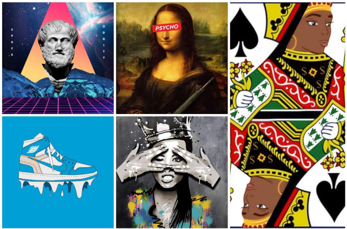 I will create amazing designs for canvas wall art