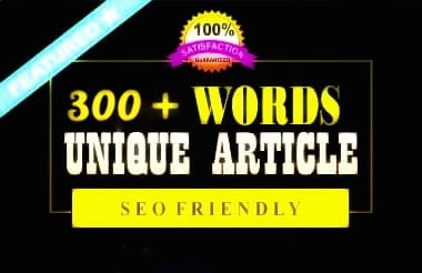 I will be writing and blogging unique articles of 300...