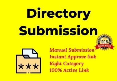 80 Instant Approve Directory Submissions Manually from USA web directories/sites