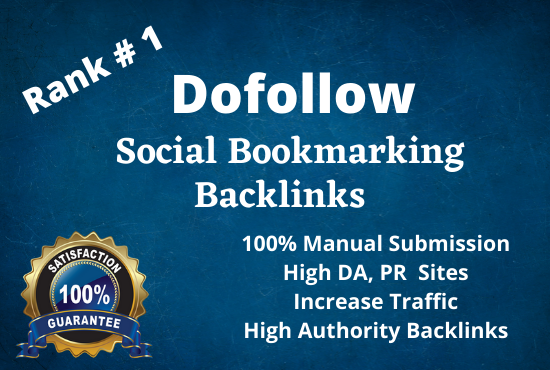 I will Create 100 High Authority Social profile creation backlinks building