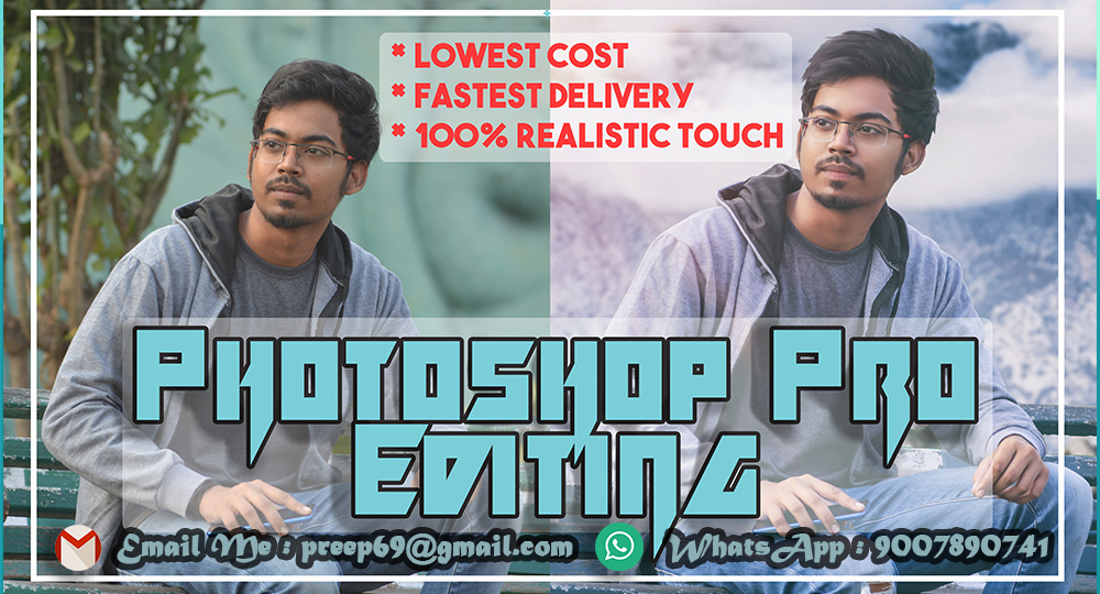 Get your photo edited in 5 Minutes (Money back guarantee)