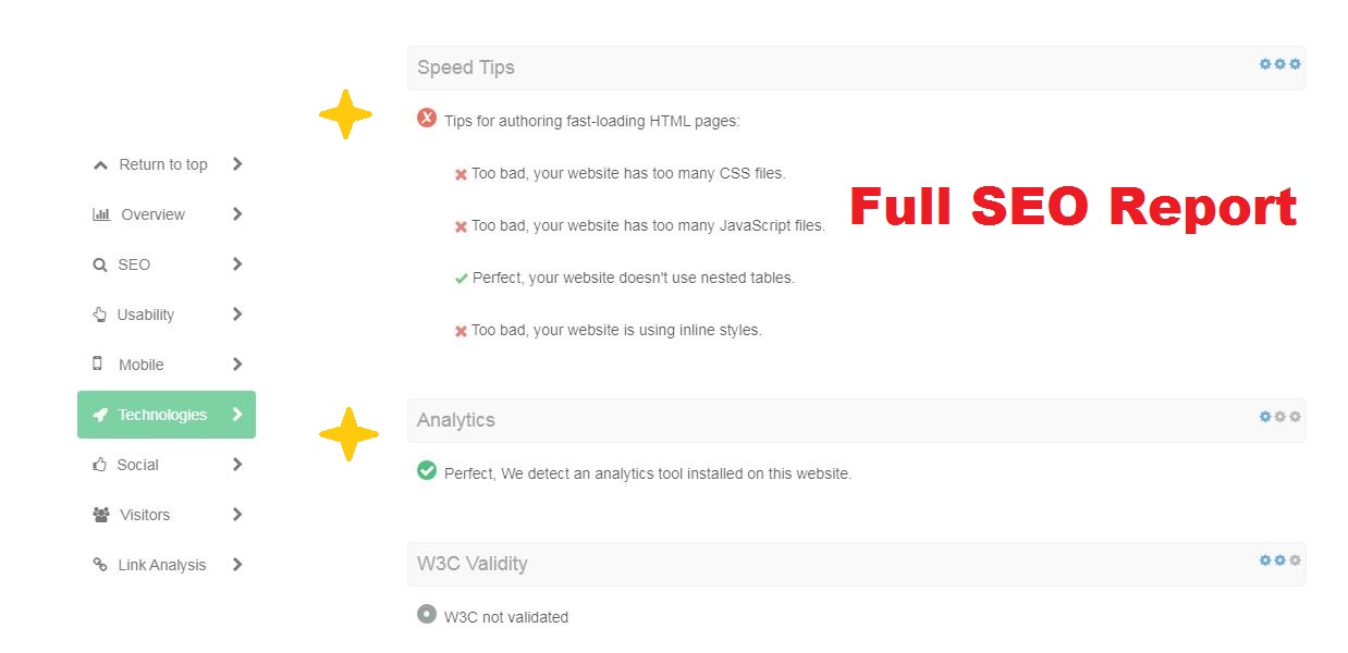 3 WEBSITE ANALYSE. The best SEO audit report for any website (FULL detailed report)