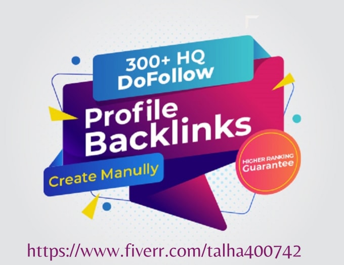 I will create 300 profile links for the ranking of your website