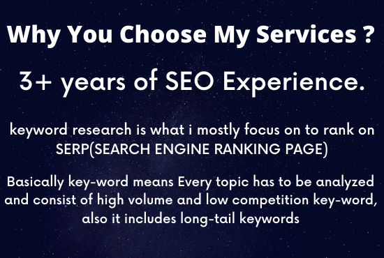 I will do indepth keyword research that will rank fast