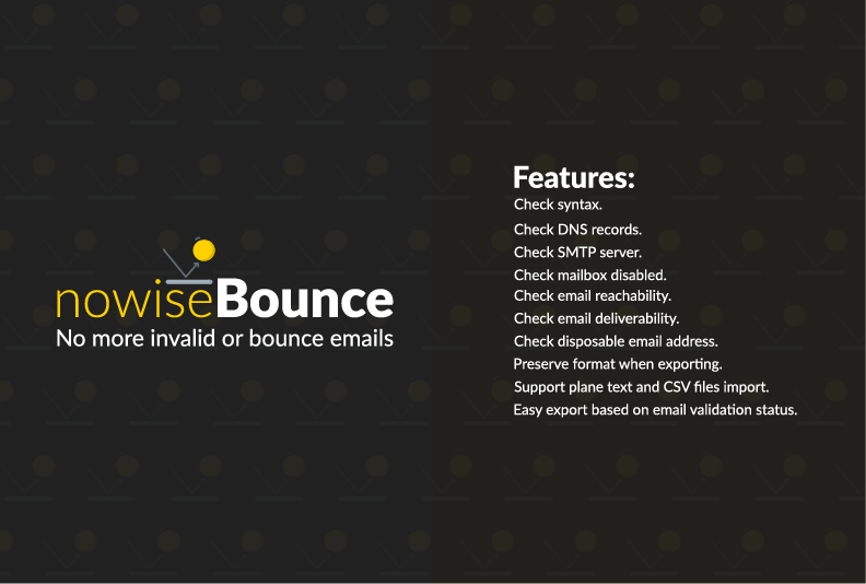 nowiseBounce - Deep email validator - Bounce checker