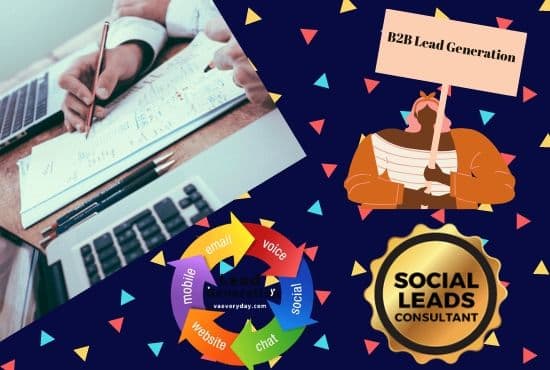 I will collect B2B company lead for you and your comp...