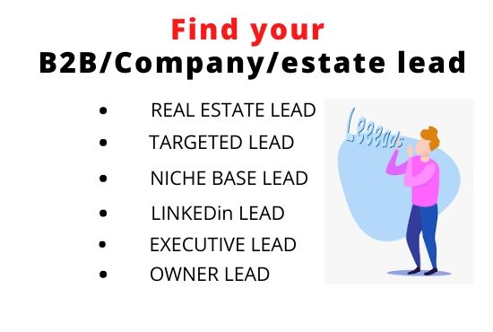 I will perform b2b lead generation and build a targeted email list