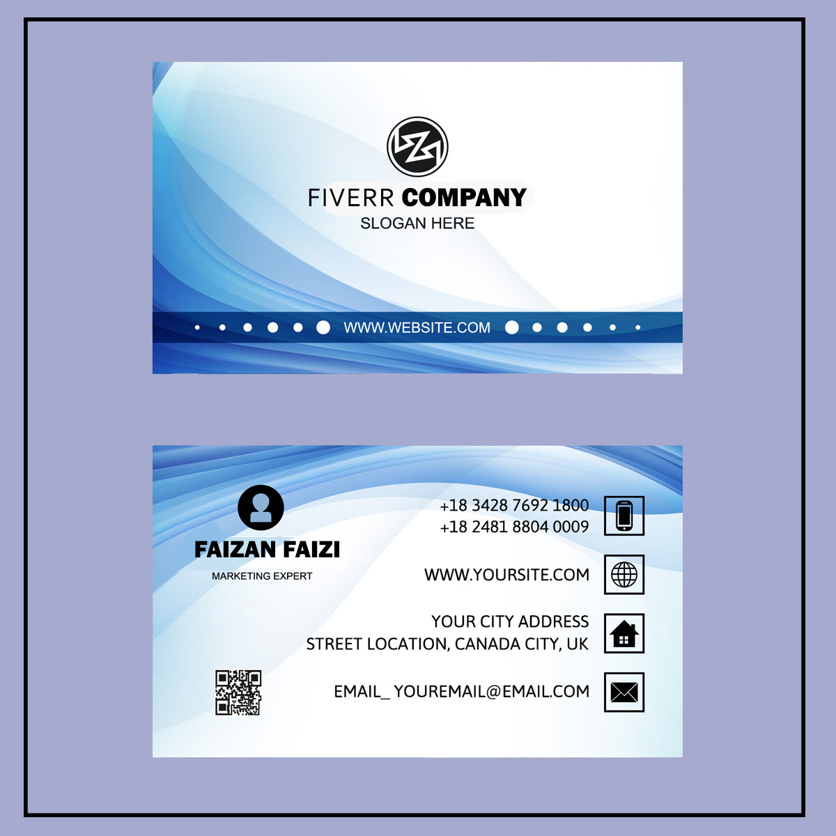 I will design professional business card for you