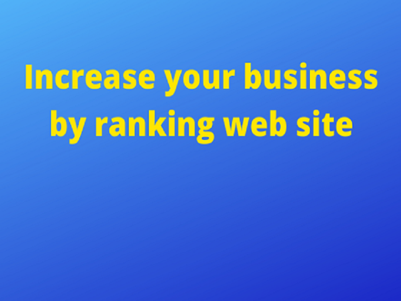 I will SEO your website by the organic way and rank your website on google ranking