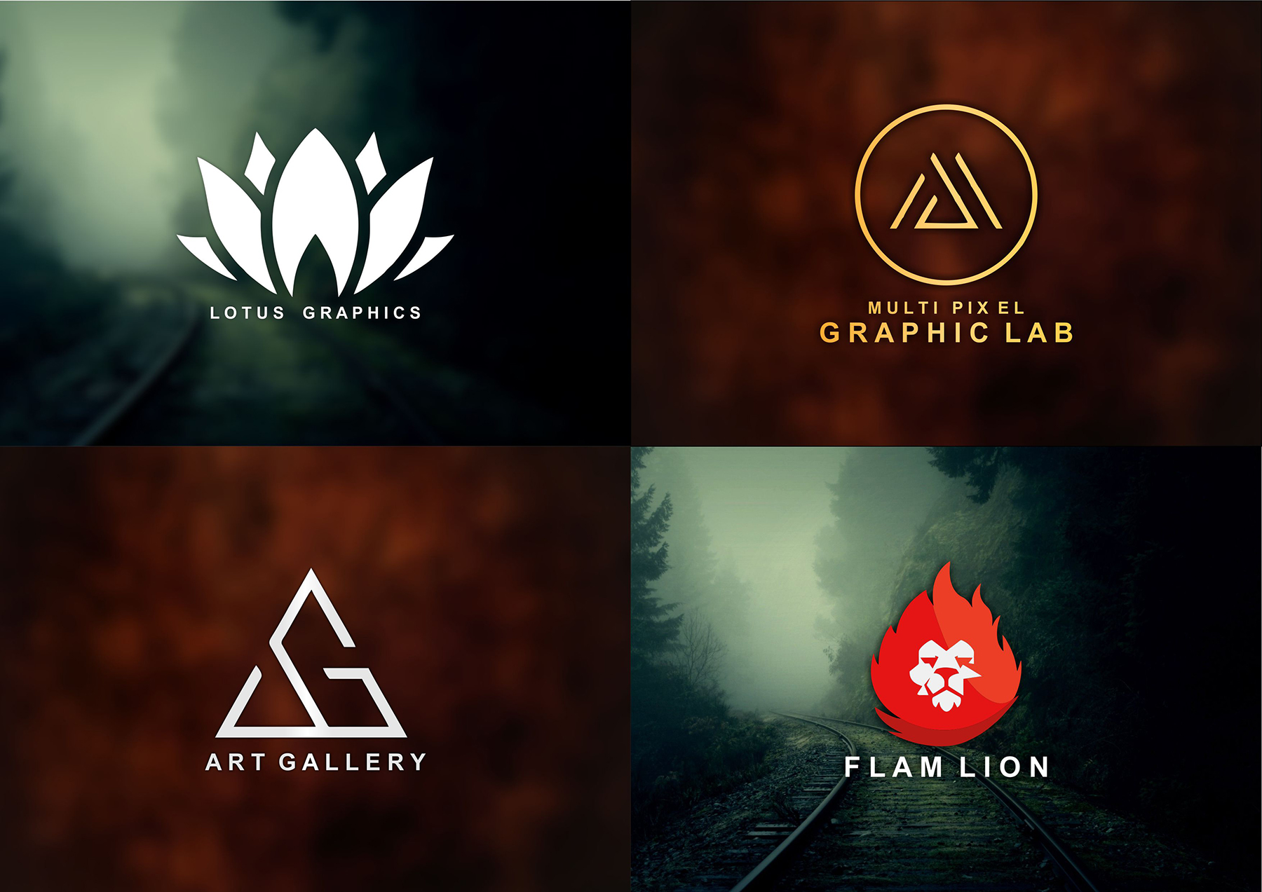 I will design minimalist business font logo design